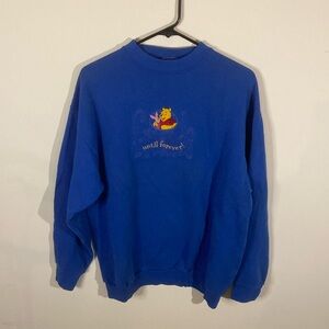 Vintage Pooh&Piglet Friends Until Forever Crewneck Size L